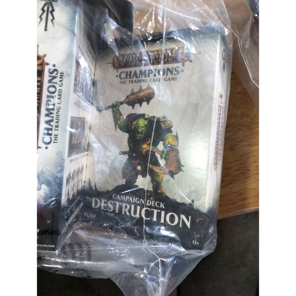Warhammer Age Of Sigmar Champions Card Game 2 Booster Packs 4 Decks Set Lot - Picture 7 of 12